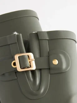 Next Vert kaki - Bottes en caoutchouc avec doublure chaude Sale