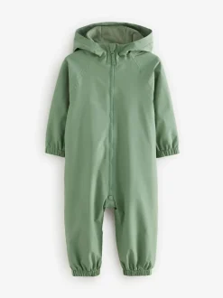 Next - Combinaison imperméable doublée de polaire (3mths-7yrs) Vert kaki Clearance