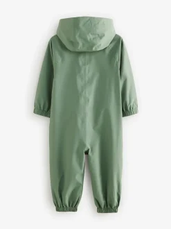 Next - Combinaison imperméable doublée de polaire (3mths-7yrs) Vert kaki Clearance
