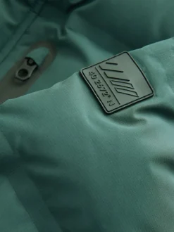 Next Vert kaki - Doudoune imperméable à Gamme longue doublée de polaire (3-17ans) Online