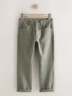 Next - Jeans extensibles (3-17yrs) Vert kaki