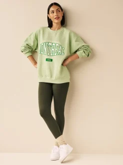 Next - Leggings pleine longueur Vert kaki Best