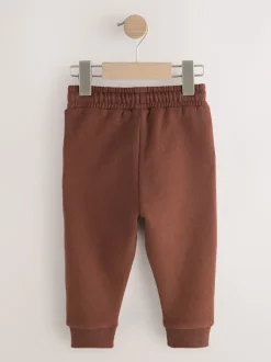 Next Vert kaki / Marron rouille / Écru - Lot de 3 joggings Soft Touch (3mois-7ans) Outlet