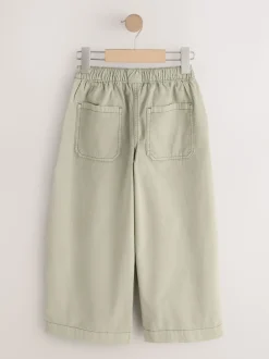 Next Vert kaki - Pantalon Barrel Pullon (3-16ans) Best