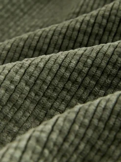 Next - Pantalons Amples en velours côtelé doux Vert kaki Best