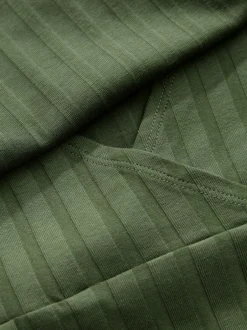 Next Vert kaki - Robe de grossesse à manches longues et allaitement Sale