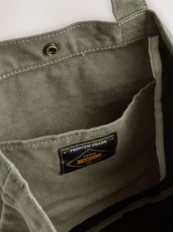 Next Vert kaki - Sac cabas en coton Discount