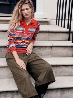 Next Vert kaki - Short long en faux daim Sale