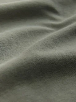 Next - T-shirt Manche courte Col ras du cou lourd Vert kaki Best