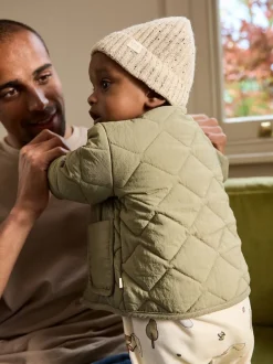 Next Vert kaki - Veste matelassée en nylon pour bébé (0mois à2ans) Best
