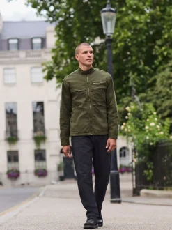 Next Vert kaki - Veste zippée doublée de peau de mouton Online