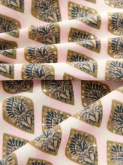 Next Vert kaki/Cream Woodblock à la feuille d'aluminium - Maillot de bain Urim Tummy Control à décolleté plongeant Discount