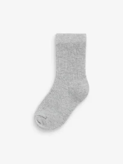 Next Vert kaki/gris - Paquet de chaussettes en coton riche à fines côtes 7 Sale