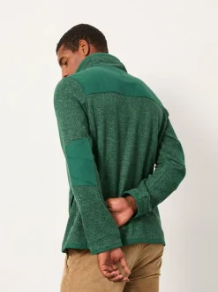 Fat Face Vert émeraude - Sweat FatFace à demi-fermeture éclair Online