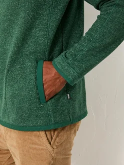 Fat Face Vert émeraude - Sweat FatFace à demi-fermeture éclair Online