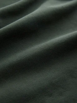 Next - Ajustement régulier - Polo à manches longues en piqué Vert olive Discount