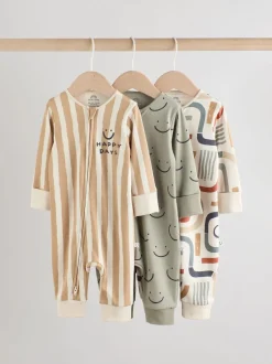 Next Vert olive - Lot de 3 dors-bien bébé (0-3ans) Online