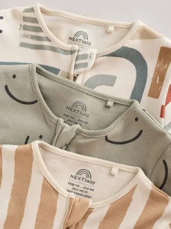 Next Vert olive - Lot de 3 dors-bien bébé (0-3ans) Online