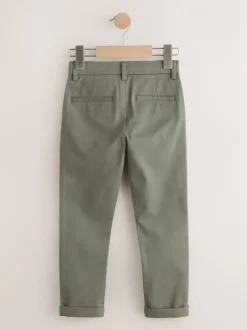 Next - Pantalon chino extensible (3-17ans) Vert olive Clearance
