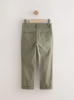 Next - Pantalon chino extensible (3-17ans) Vert olive Clearance