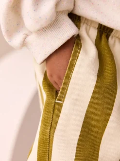 Next Vert olive - Pantalons à rayures (3mois-7ans) Sale