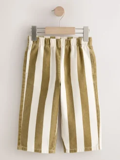 Next Vert olive - Pantalons à rayures (3mois-7ans) Sale