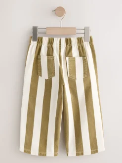 Next Vert olive - Pantalons à rayures (3mois-7ans) Sale