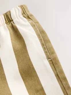 Next Vert olive - Pantalons à rayures (3mois-7ans) Sale