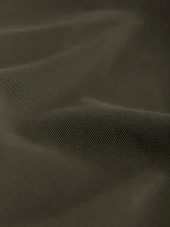 Next Vert olive - Pantalons chinos extensibles plissés simples Clearance