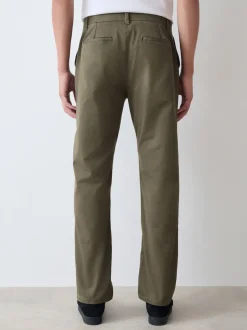 Next - Slim Fit (Slim Fit) - Pantalon chino stretch Vert olive Online