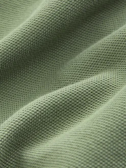 Next - Slim Fit (Slim Fit) - Polo Manches courtes Pique Vert olive clair