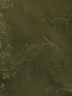 Next Vert olive motif paisley - Ajustement régulier - Blazer en velours à motifs Outlet