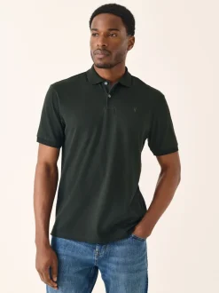 Next - Slim Fit (Slim Fit) - Polo Manches courtes Pique Vert olive riche