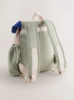 Next Vert sauge Color-block - Petit sac à dos Online