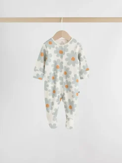 Next Vert sauge imprimé floral - Combinaisons de sommeil pour bébé 5 Pack (0mois-2ans) Sale