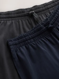 Next Vert sauge/gris ardoise - Ensemble de 2 pyjamas longs ouverts en jersey Clearance