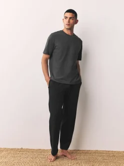 Next Vert sauge/gris ardoise - Ensemble de 2 pyjamas longs ouverts en jersey Clearance