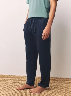 Next Vert sauge/gris ardoise - Ensemble de 2 pyjamas longs ouverts en jersey Clearance