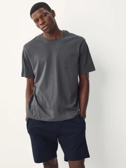 Next - Lot de 2 pyjamas courts en jersey Vert sauge/gris ardoise Sale