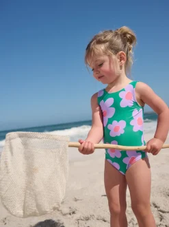 Next Vert Stampy Fleuri - Maillot de bain (3mths-7yrs) New