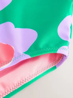 Next Vert Stampy Fleuri - Maillot de bain (3mths-7yrs) New