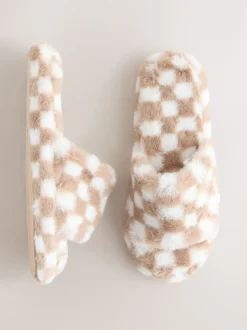 Next Vert/Blanc - Chaussons Curseur à carreaux Online