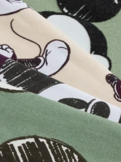 Next Vert/écru Mickey Mouse - Lot de 3 pyjamas Snuggle sous licence (9mois -10ans) Best