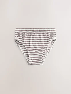 Next Vert/Écru Rayure - Paquet de slips 5 (1.5-16ans) New