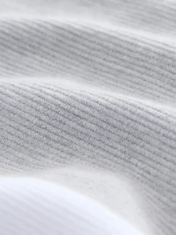 Next Vert/Gris - 100% Coton Manches courtes Polo bloc boutonné Online