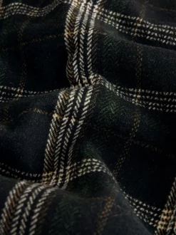 Next Vert/Noir - Jupe crayon brossée à carreaux Clearance