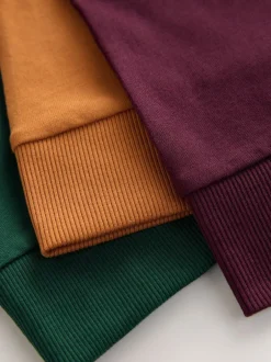 Next Vert/orange - Lot de 3 pyjamas à manches longues (3-16ans) Clearance