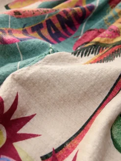 Next vert/rose - Combinaison bandeau froncée Online