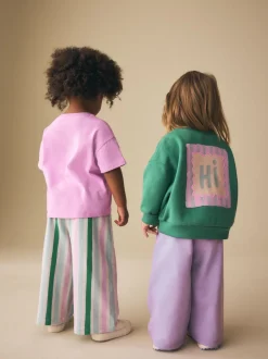 Next vert/rose - Ensemble haut et pantalon Lot 2 (3mois à7ans)