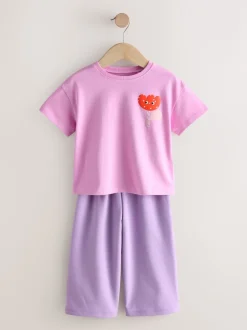 Next vert/rose - Ensemble haut et pantalon Lot 2 (3mois à7ans)